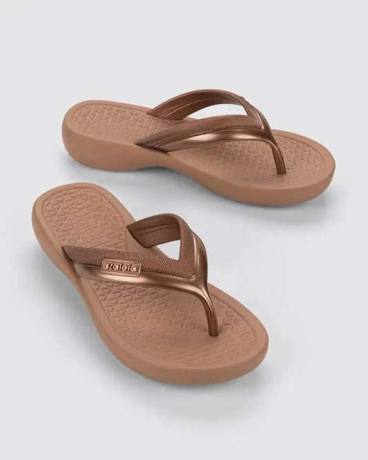 Sandalias Azaleia MEL Marron Metalizado