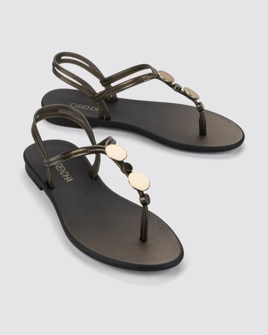 Sandalias Grendha Acordes Negro