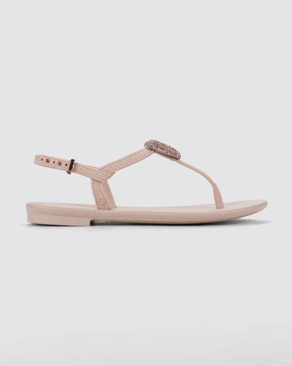 Sandalias Grendha Luminosa Nude Claro