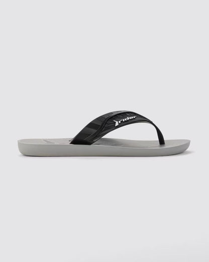 Sandalias Rider Way LogoMania Gris/Negro